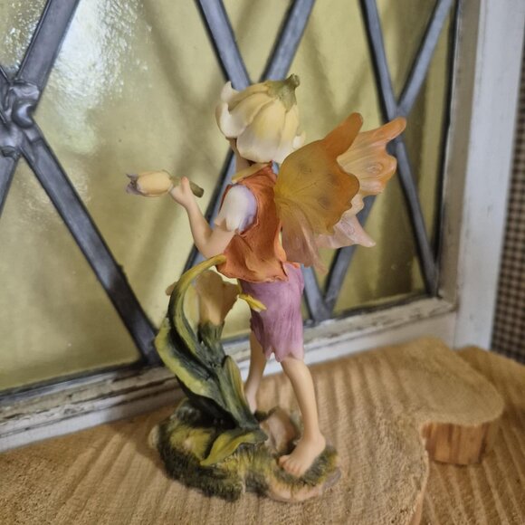 Romantic Fairies Figurine - Vintage 2001 - Fairy Boy Pixie Trinket - Picture 3 of 6